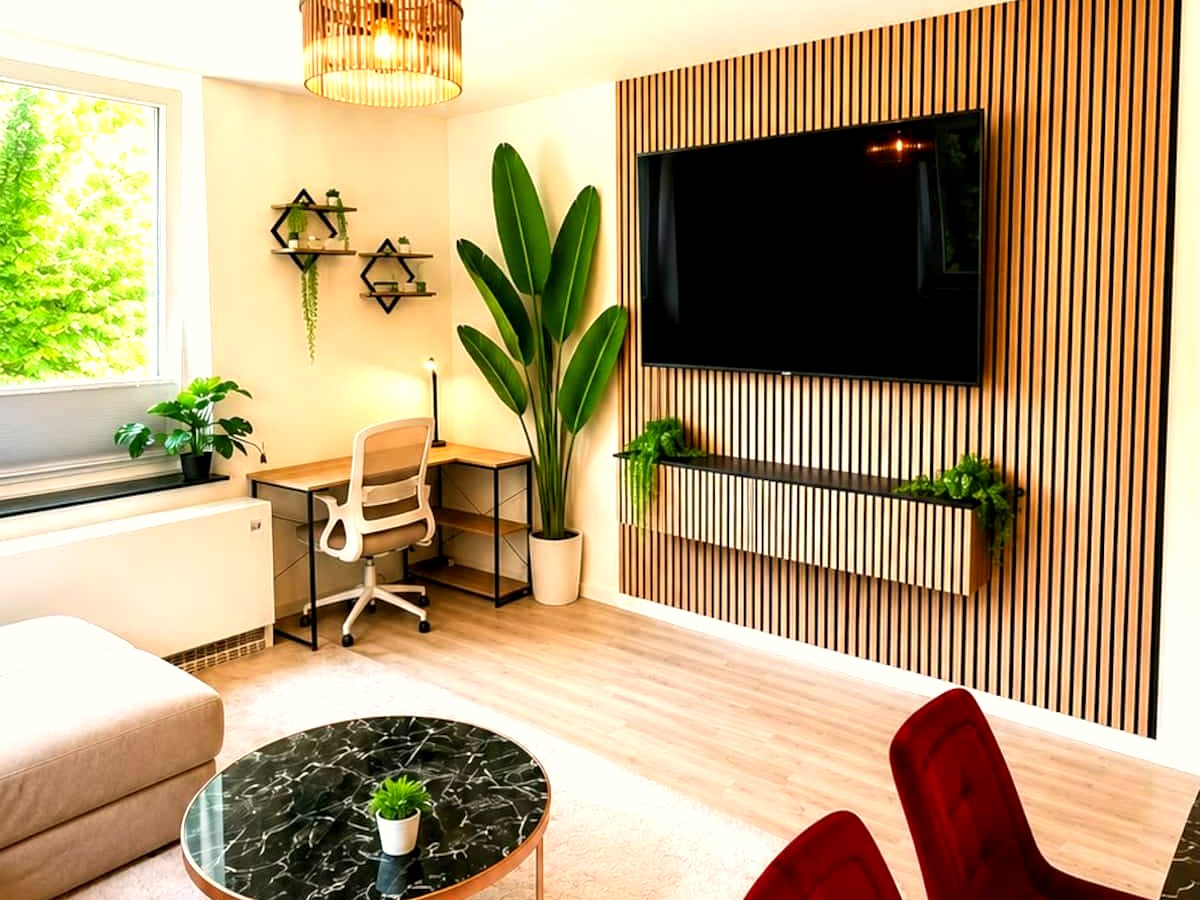 Luxx Home RV - Modernes 3-Zimmer-Apartment | Parkplatz | Self Check-in, Foto 9